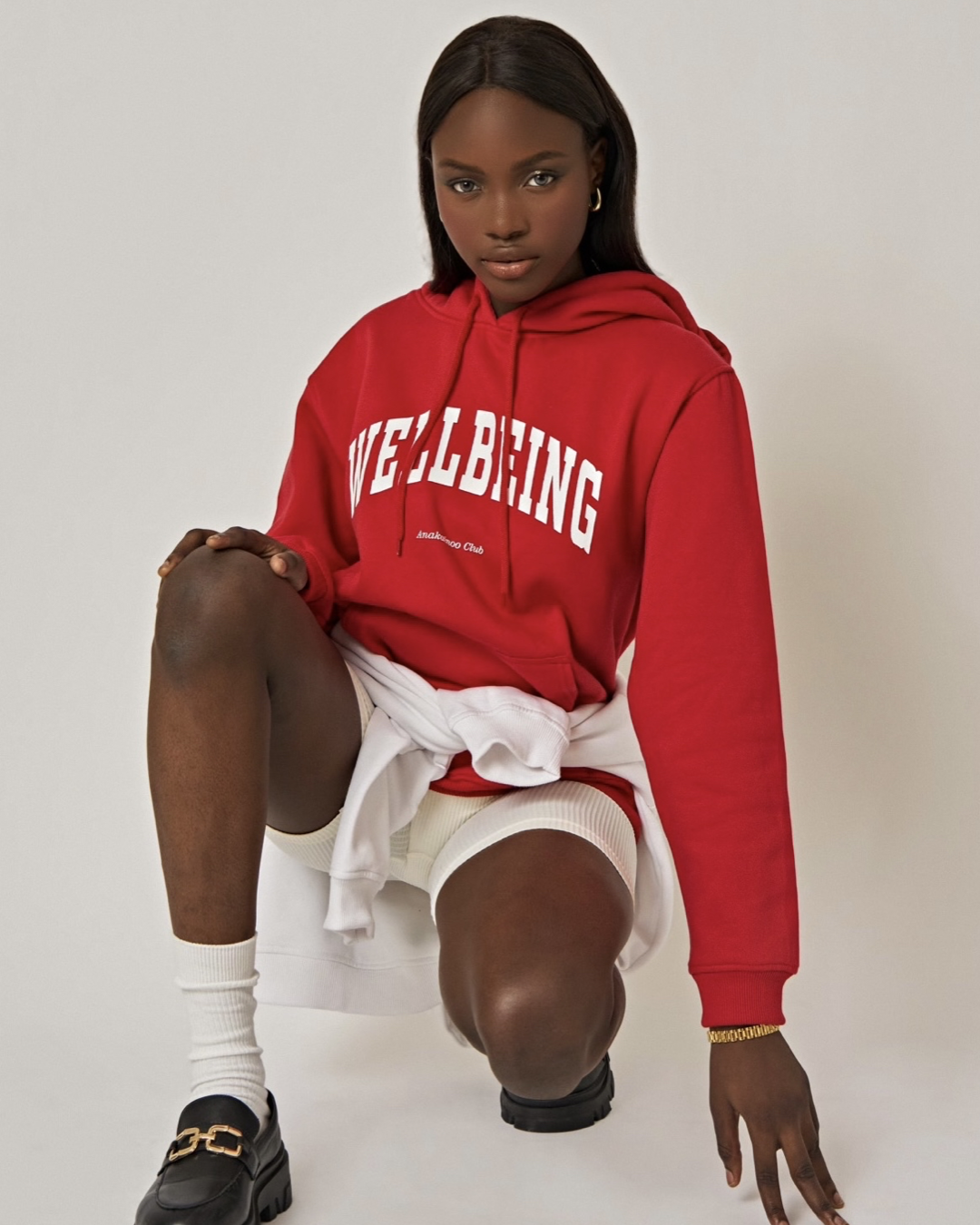 Wellbeing Hoodie Red