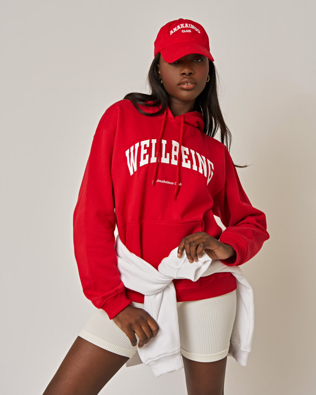 Wellbeing Hoodie Red
