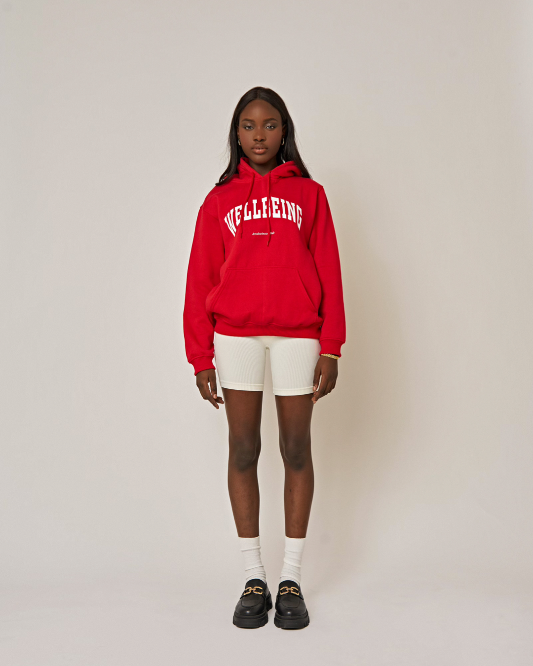 Wellbeing Hoodie Red