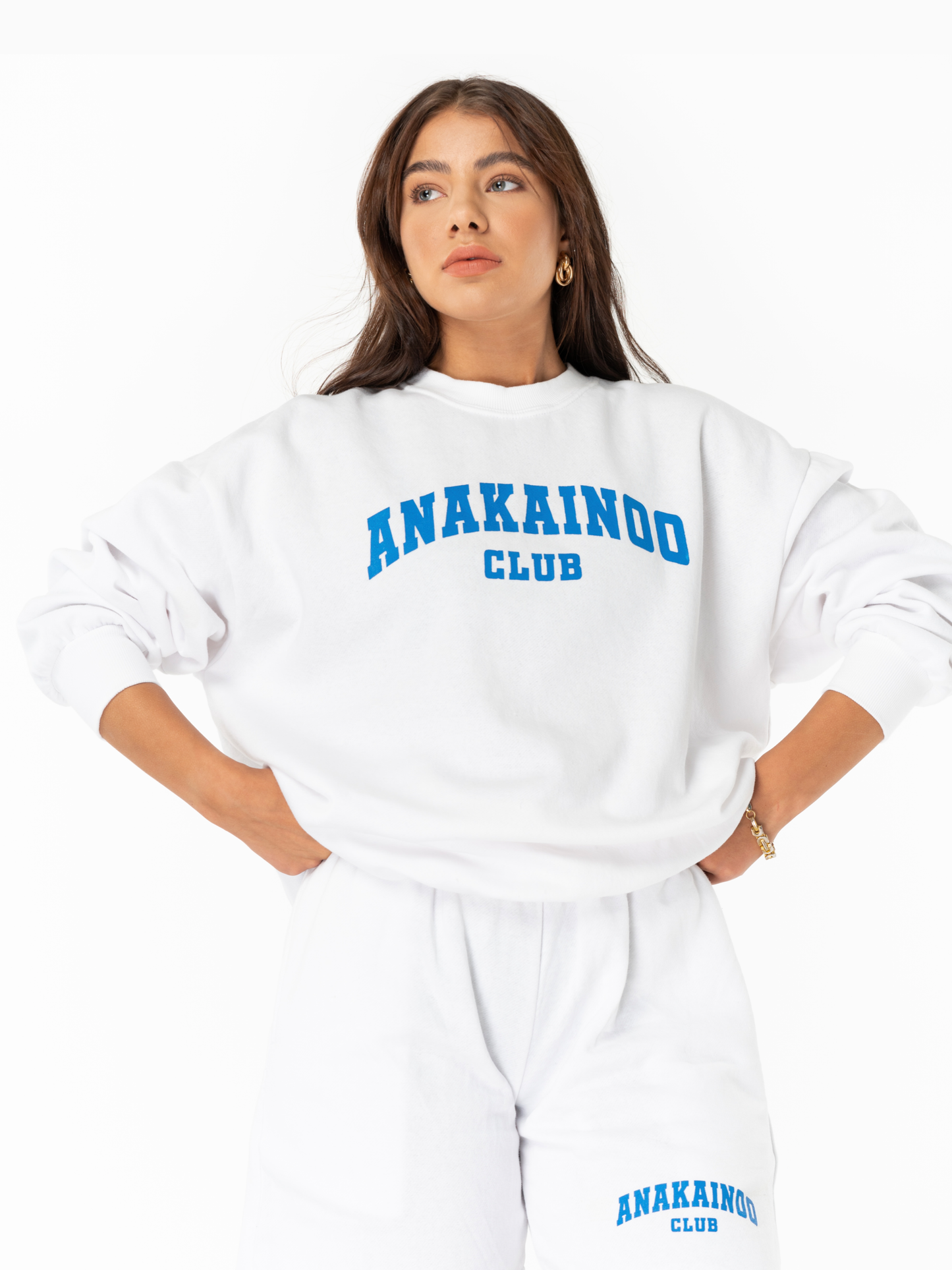 Logo Print Sweatshirt White