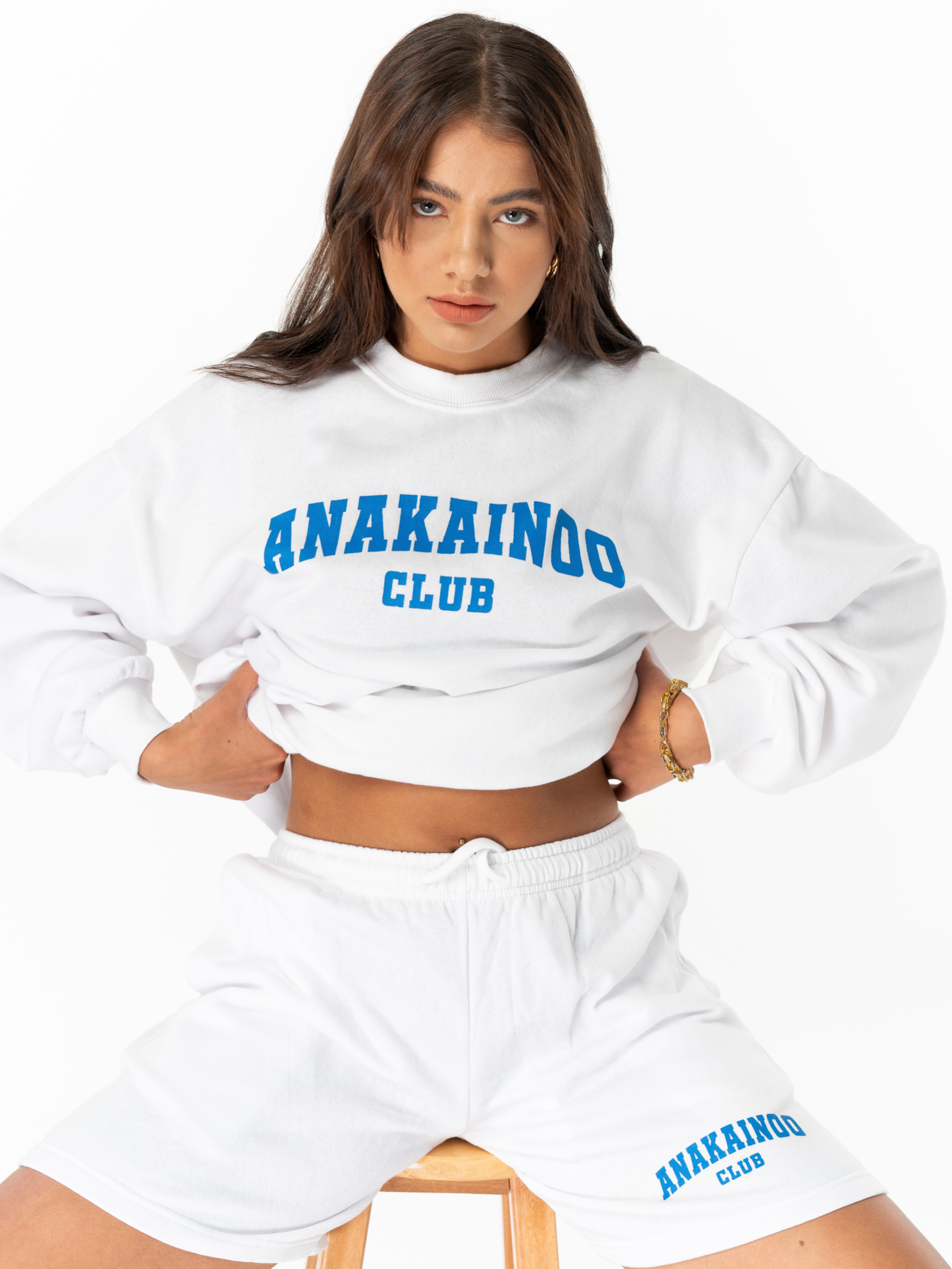 Logo Print Sweatshirt White
