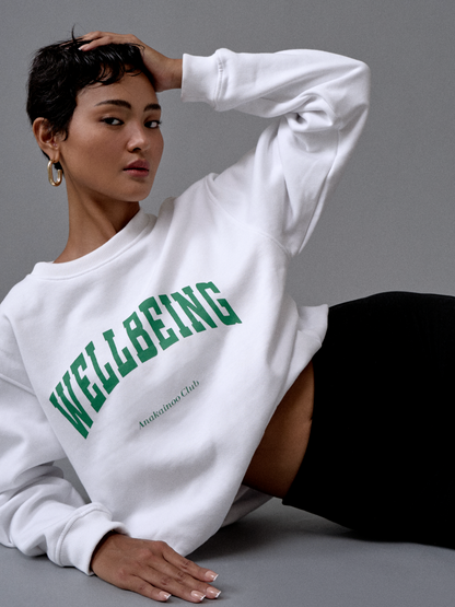 Wellbeing Sweatshirt White