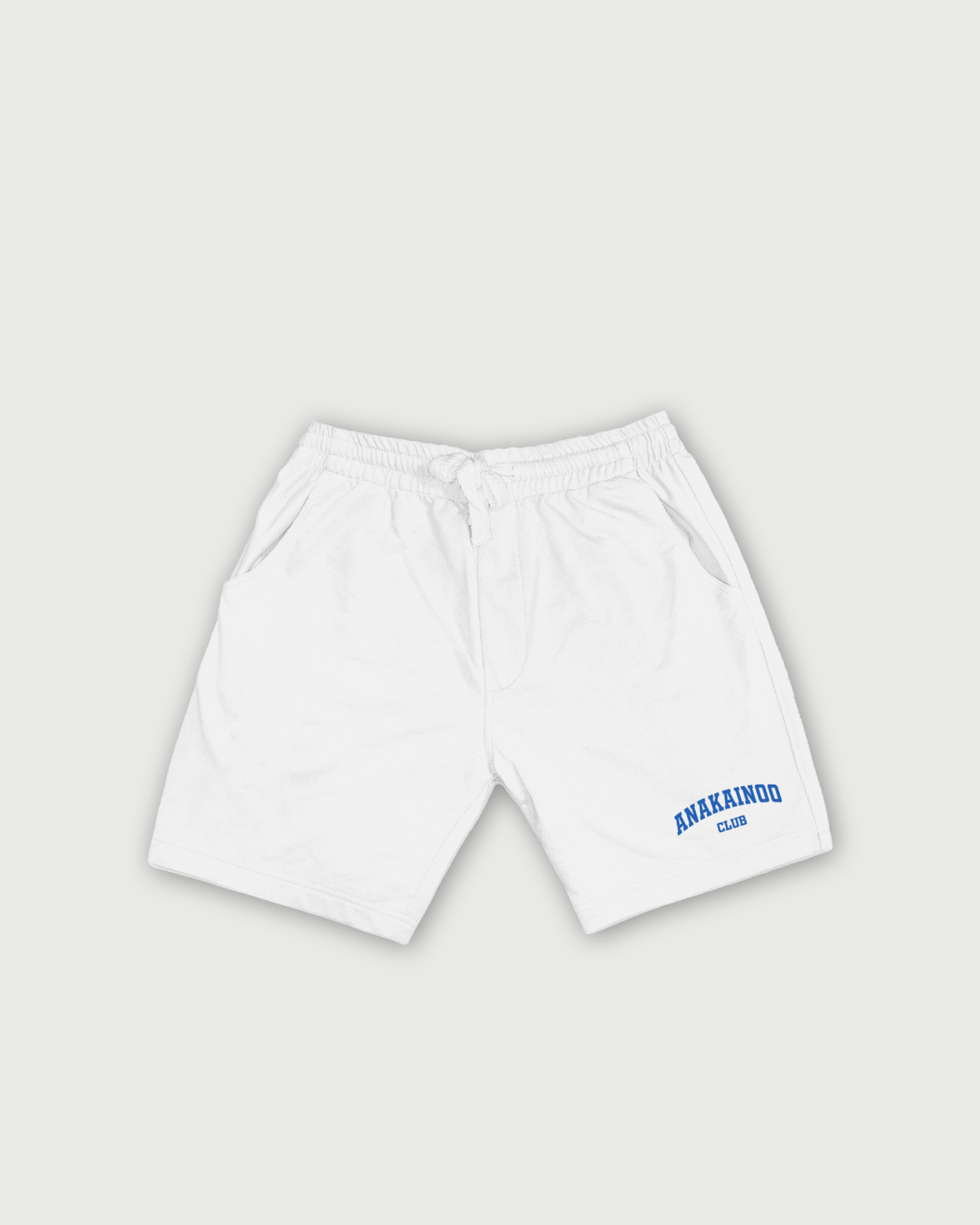 Logo Print Shorts White